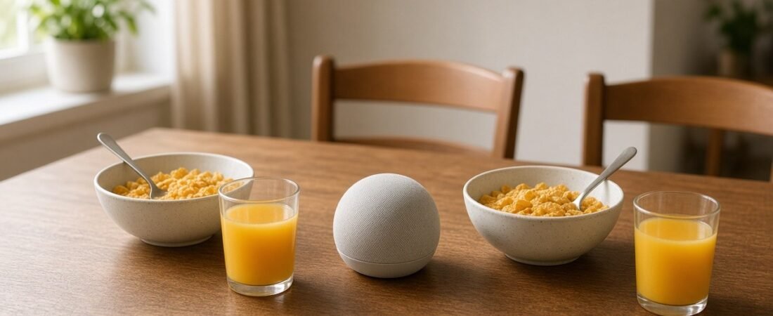 “Tell Me Another Joke!”: How Our Smart Speaker Took Over Breakfast