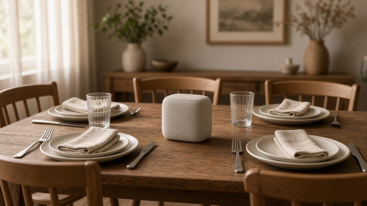 The Bluetooth Speaker Took Over Our Dinner Table