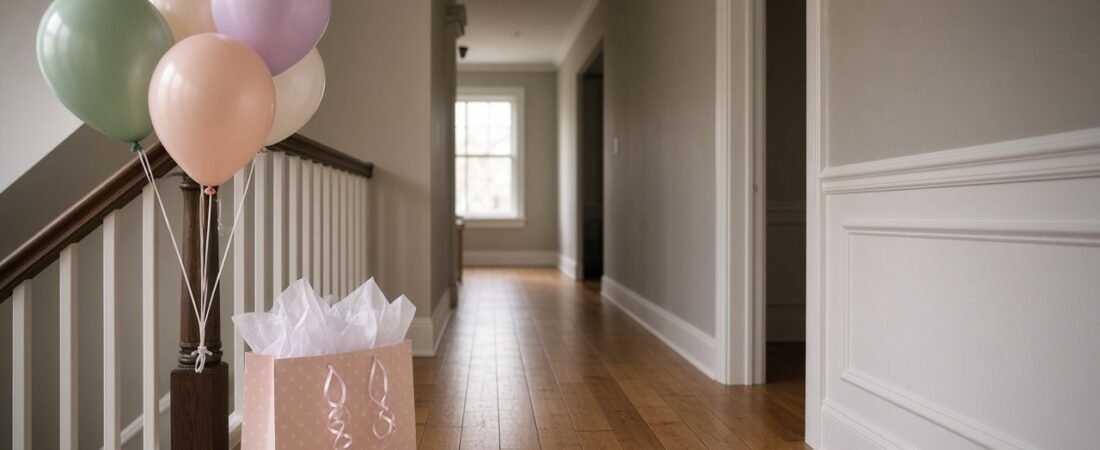 The First Birthday Party Where I Didn’t Stay (and the Hallway Wave That Got Us Through)